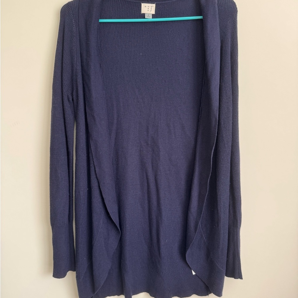 A New Day Blue Lightweight Knit Cardigan